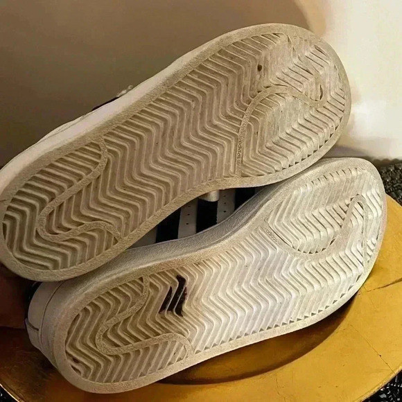 GIRLS ADIDAS SUPERSTAR SNEAKERS SIZE 2.5 M ORTHOLITE - Picture 10 of 13